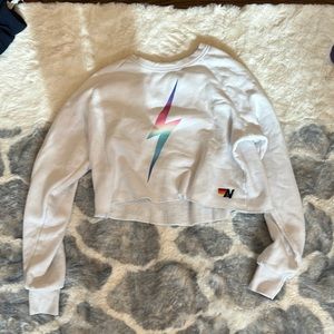 Cropped Avatar Nation crew neck